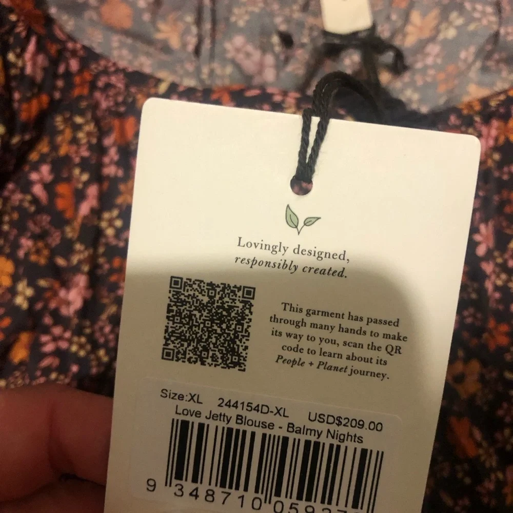 New SPELL Love Jetty Blouse Sz XL and XXL